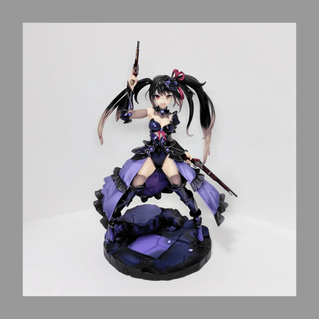 Spiritale(スピリテイル） タイトー デート・ア・バレット 1/7 スケール 時崎狂三～ガンナーver.～ フィギュア 特典パーツフェイス 開眼にっこり顔パーツ