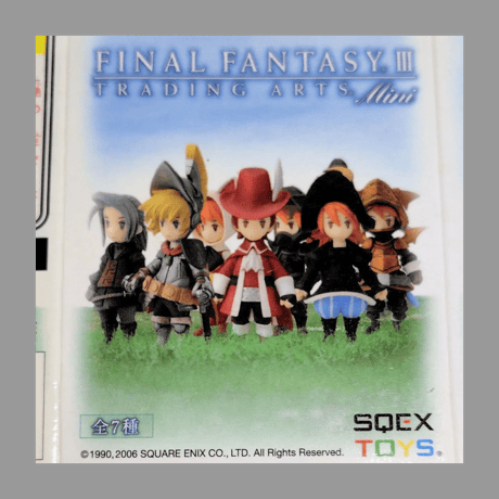 スクウェア・エニックス ファイナルファンタジーIII トレーディングアーツ ミニ 全種 竜騎士 ナイト 魔剣士 赤魔道士 導師 魔人 すっぴん