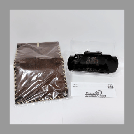 ホリ電機 モンスターハンターポータブル2ndGアクセサリーセット HORI製 PSP フェイスカバー 本体収納ポーチ