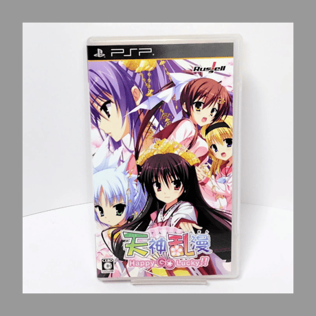 ラッセル PSP 天神乱漫 Happy Go Lucky!! プレイステーションポータブル 箱 説明書 付き