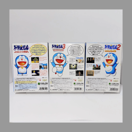 エポック社 NINTENDO 64 ドラえもん のび太と3つの精霊石 のび太と光の神殿 のび太の町SOS! セット 任天堂 N64 箱 説明書 付き