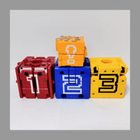 BANDAI（バンダイ） 動物戦隊ジュウオウジャー ジュウオウキューブ1, 2, 3 動物合体 DXジュウオウキング 動物武装 キューブキリン