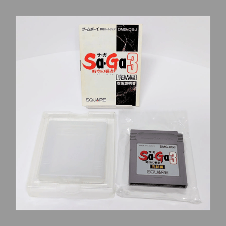 スクウェア GB SA・GA3 完結編 時空の覇者 ゲームボーイ 箱 説明書 付き
