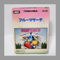 東芝 TOSHIBA MSX フルーツサーチ 箱 説明書 付き