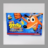 コナミ クラッシュ・バンディクーアドバンス2 ぐるぐるさいみん大パニック!? GBA ゲームボーイアドバンス 箱 説明書 付き