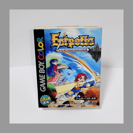 タイトー GB ゲームボーイ エストポリス伝記～よみがえる伝説～ 箱 説明書 付き