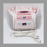 ドウシシャ サンリオ ハローキティ AM/FM CD ラジオカセットレコーダー ECD1