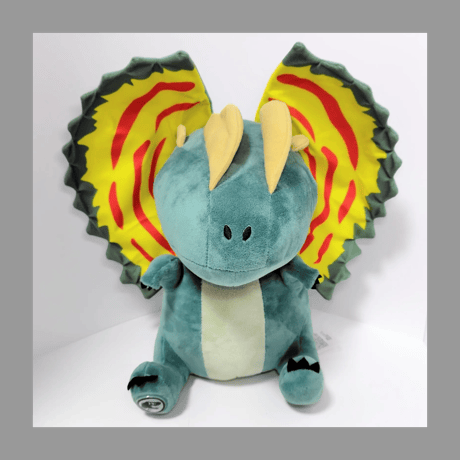 USJ ユニバーサル・スタジオ・ジャパン ジュラシック・パーク ディロフォサウルス ぬいぐるみ ジュラシック・パーク30周年記念グッズ タグ付