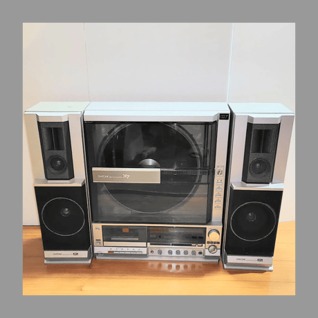 DIATONE（三菱電機） X-7BM 縦置き型（バーティカル） レコードプレーヤー DIATONE SPEAKER SYSTEM MODEL SS-7BM スピーカー カセットプレーヤー ラジオ
