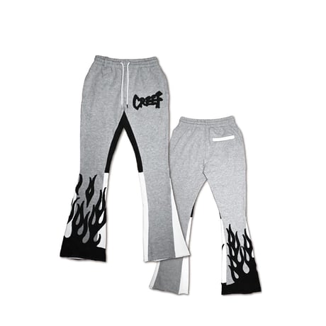 FLAME SWEATPANTS　GRAY
