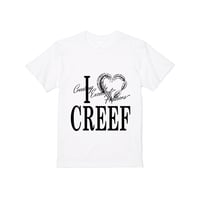 I LOVE CREEF TEE WHITE