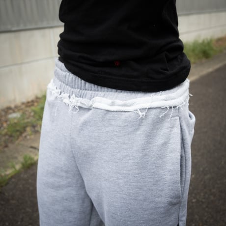 SPLIT SWEATPANTS GRAY