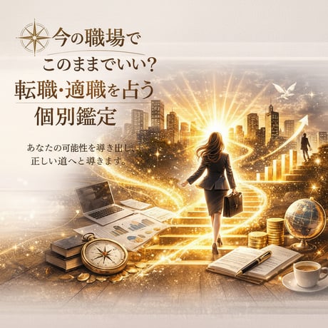 【仕事鑑定】今の職場は続けるべき？転職と適職を読む