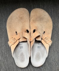BIRKENSTOCK Boston Camel Suede