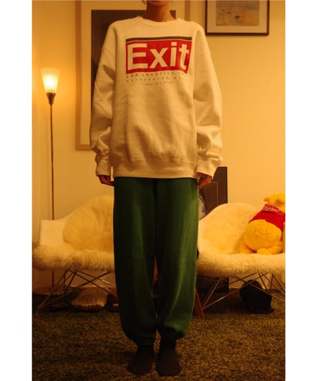 90s C&D LANDFILL "Exit" Graphic Sweatshirt