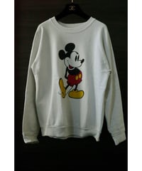 80s Disney Mickey Mouse Printed Sweatshirt