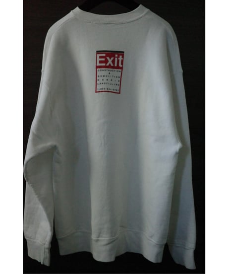 90s C&D LANDFILL "Exit" Graphic Sweatshirt