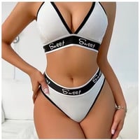 【新品】レディース Sweet ✨ トライアングル ブラ＆ショーツ セット 盛れる ギャル セクシー Y2K