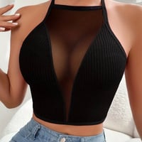 【新品】レディース 海外ストリート✨ コントラスト レース ストレッチ インナー パンティー 黒