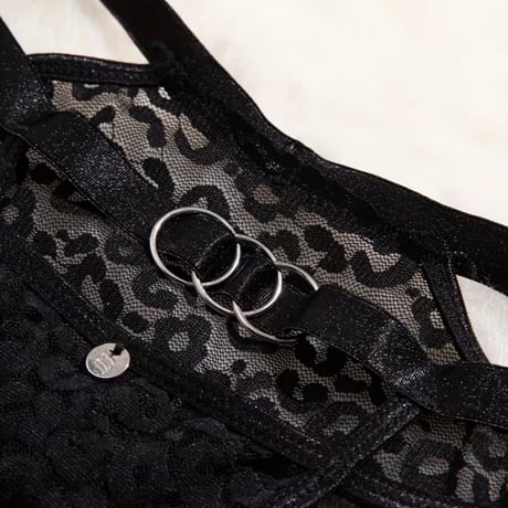 【新品】レディース 魅惑✨ レース柄 セクシーランジェリー 透け感 華やか 上品 勝負下着 黒