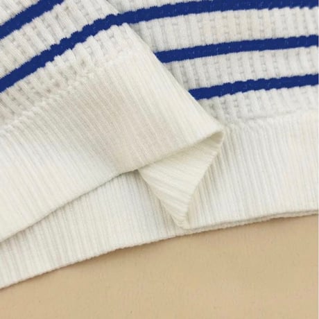 【新品】レディース 海外ストリート✨ ストライプ ニット ブラレット Vネック