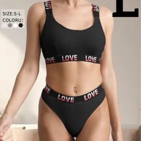 【新品】レディース スポーティ×セクシー！2ピース ランジェリー セットアップ