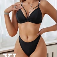 【新品】レディース 極上の着心地✨ 無地 シームレス 高弾性 ブラ＆パンツ セット 響かない  のコピー