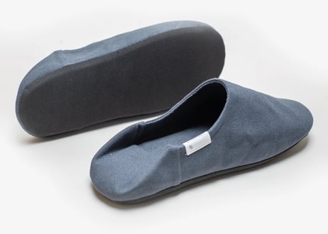 帆布バブーシュ　Slate Gray
