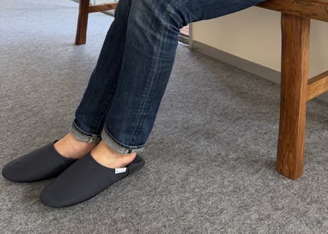 帆布バブーシュ　Slate Gray