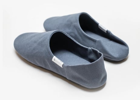 帆布バブーシュ　Slate Gray