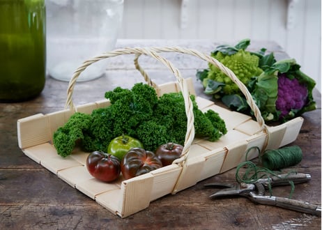 iris hantverk　Harvest Basket