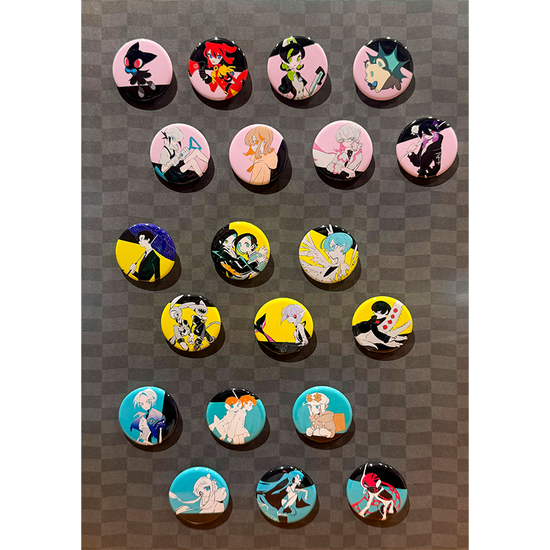 ランダム缶バッジ(全20種) | 革蝉展 ONLINE SHOP