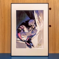 【展示品】「義足の人魚姫」（A2額装）