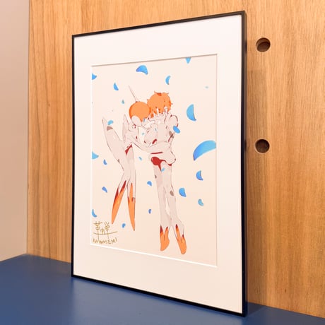 【展示品】「レプリカ」（A2額装）