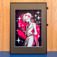 【展示品】「メイドにら-毛布」（A2額装）
