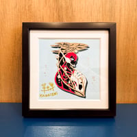 【展示品】「ピンズアート-カフカ」(15角額装)