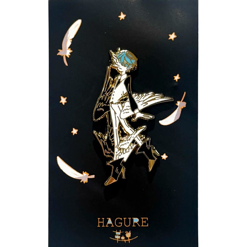 ピンバッチ・天使 HAGURE | 革蝉展 ONLINE SHOP