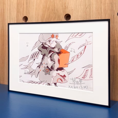 【展示品】「エゴ」（A3額装）