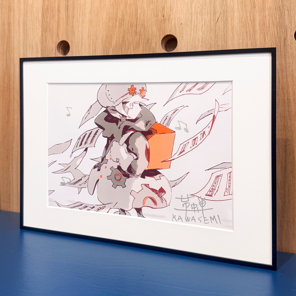 展示品】「エゴ」（A3額装） | 革蝉展 ONLINE SHOP