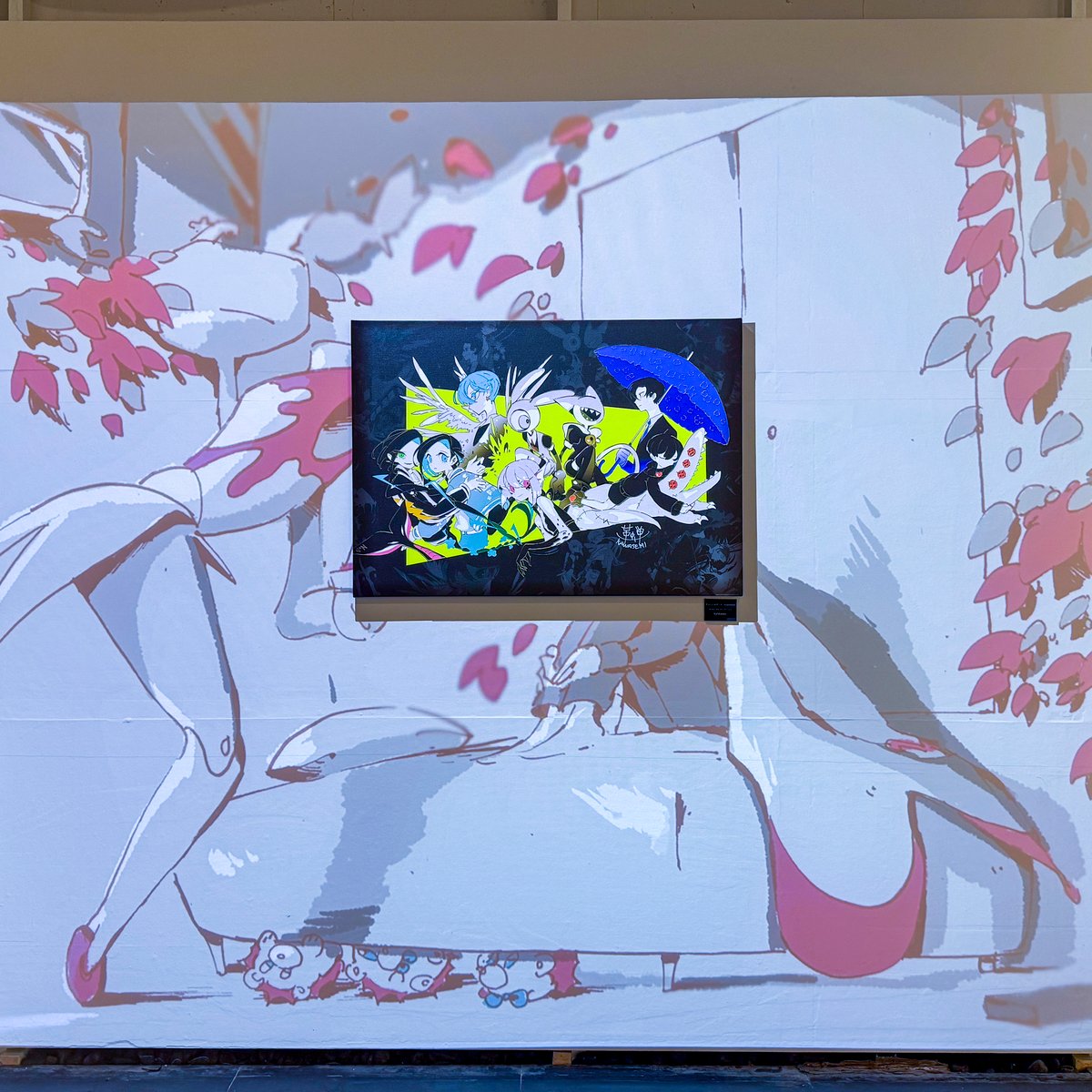 デカめキャンバスイラスト 限定数】キャンバスアート・KAWASEMI | 革蝉展 ONLINE SHOP