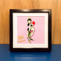 【展示品】「ピンズアート-ナースニラ」(15角額装)