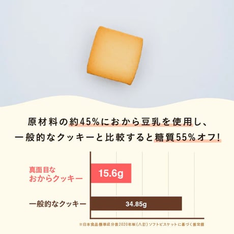 真面目なおからクッキー プレーン 6袋