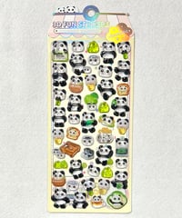 【海外製】硬いシール 動物 パンダ