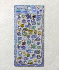 【海外製】ジュエルプチドロップ aoirodrop ストーン付き 硬いシール