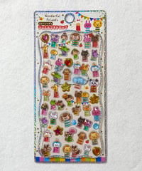 【海外製】ジュエルプチドロップ wonderfulfriends ストーン付き 硬いシール