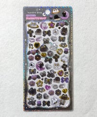 【海外製】ジュエルプチドロップ kuroirodrop ストーン付き 硬いシール