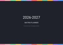 【2026年 4月始まり】マトリックスプランナー｜時間管理の4象限×バーチカル手帳｜Goodnotes対応・日曜始まり・祝日表示