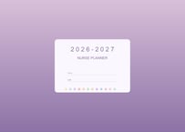 【2026年4月始まり】看護師・医療従事者向けデジタルプランナー（Pastelカラー）
