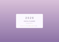 【2026年1月始まり】タップで飛べるデジタルプランナー〈ラテブロッサム〉｜Goodnotes対応・日曜始まり・祝日表示