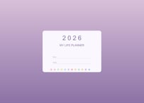 【2026年1月始まり】30代社会人向けデジタルプランナー（Pastelカラー）